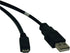 Tripp Lite USB 2.0 Hi-Speed A to Micro-B Cable (M/M) 3-ft. (U050-003),Black...