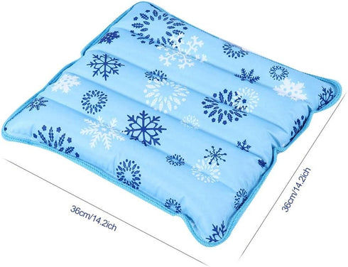 Cooling Mat, Cool Pillow Ice Pillow, Water Filling Ice Pillow Chair Pad, Multifunctional Children Adult Waterproof Ice Pillow Water Seat Cushion B...