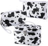 Veki 3 Pieces Set Makeup Bag Waterproof Cosmetic Bag Small Makeup Bags Organizer for Women and Girls with Milk Cow Animal Portable Toiletry Bag Mi...