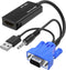 MT-VIKI VGA to HDMI Adapter, 1080P Converter with Audio+USB Power from VGA Computer/Laptop to HDMI TV/Monitor, Male to Female (1 Pack)...
