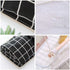 AUHOKY 3Pcs Wall Closet Hanging Storage Bag, Premium Linen Fabric Over The Door Organizer, Hanging Storage Pouches with 3 Pockets for Bedroom Bath...