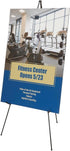 Quartet Instant Easel 63” Stand, Supports 5 lbs., Tripod Base, Powder Coated Steel Material, Collapsible, Black (29E)...