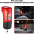 M12 Power Source Replacement for Milwaukee 12V Battery with with 2.1A Wall Plug, USB Port & DC 12V Outlet Portable Heated Jacket Battery Adapter f...