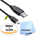 USB Cable, Compatible with Canon EOS Rebel T7 DSLR Digital Camera and Other Devices with Cleaning Cloth, Mini USB Data Transfer Cable & Charging C...