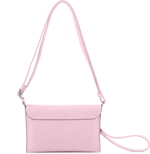 Isabelle Women's Pushlock Shoulder Crossbody Clutch Purse Bag Wristlet...