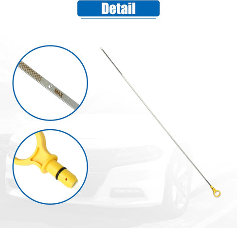 X AUTOHAUX 1 Pcs Engine Oil Dipstick Engine Oil Fluid Level Dipstick for Ford Excursion Limited XLT 5.4L V8 Gas 6.8L V10 Gas 2000-2002 No.1C3Z6750...