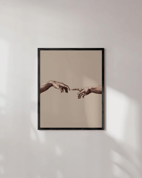 HAUS AND HUES The Creation of Adam Poster Michaelangelo Poster Light Academia Aesthetic Room Decor Aesthetic Posters for Bedroom Posters Aesthetic...