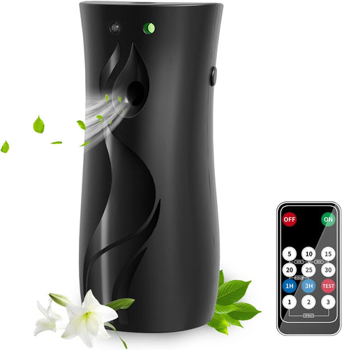 Automatic Air Freshener Spray Dispenser, Wall/Standing Battery Powered Aerosol Spray Dispenser with Remote Control for Bathroom, Hotel, Office, Co...
