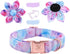 Elegant little tail Colorful Dog Collar for Female or Male Dogs, Flower Pet Collar Adjustable Dog Collars with Flower Gift for Small Dogs...