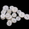 Leekayer 22 Pieces Genuine White Mother of Pearl Blazer Buttons Suit Buttons Set 20mm 15mm Natural White MOP Shell Buttons Bulk for Men (White MOP...