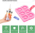 Super Glossy Straw Topper Resin Molds Circle Shape Silicone Molds for Straws Attachment DIY Epoxy Resin Casting Mold Craft...