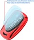 Sindeda for Chevrolet Key Fob Cover With Keychain Soft TPU Full Protection Key Shell Case Compatible with Chevrolet 2016-2024 Chevy Malibu Camaro ...