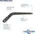 Rear Wiper Arm Blade Set for Toyota Yaris 2007-2014, for Scion XB 2008-2015 Rear Windshield Wiper Arm Blade Assembly 85242-12110 85241-12130...