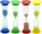 Sand Timer for Kids Set of 4 Small Colorful (Multi) Hour Glass Acrylic Covered Clock 1Min 2Min 3Min 5Min for Classroom, Home & Kids Room...