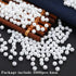 3000pcs White Pearl Beads 4mm White Pearls Craft Round Beads with Holes for Sewing Crafts Decoration Bracelet Necklace Jewelry Making...