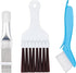 3 Pcs Air Conditioner Condenser Fin Cleaning Brush, Includes Stainless Steel Straighten Coil Comb Brush, Refrigerator Coil Cleaner Brush and Whisk...
