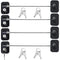 Hotop 4 Pack Fridge Cabinet Locks for Kids with Keys Self Adhesive Child & Baby Toddlers Proofing Mini Safety Locks for Refrigerator Deep Freezer ...