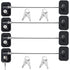 Hotop 4 Pack Fridge Cabinet Locks for Kids with Keys Self Adhesive Child & Baby Toddlers Proofing Mini Safety Locks for Refrigerator Deep Freezer ...