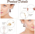 Women's Pearl Jewelry Set Multi Layer Faux Pearl Choker Necklace Pearl Stretch Bracelet Hoop Pearl Dangle Earrings Long Tassel Earrings Valentines...