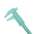 TamBee 6Inch 150mm Mini Caliper Double Scale Plastic Vernier Caliper for Jewelry Sliding Gauge Ruler Measuring Tool 5PCS(Mint Green)...