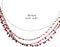 Red Resin Blood Drop Necklace Unique Red Resin Pendant Clavicle Chain Muiltfunction Bloody Droplet Choker Necklace Gift Resin...