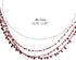 Red Resin Blood Drop Necklace Unique Red Resin Pendant Clavicle Chain Muiltfunction Bloody Droplet Choker Necklace Gift Resin...