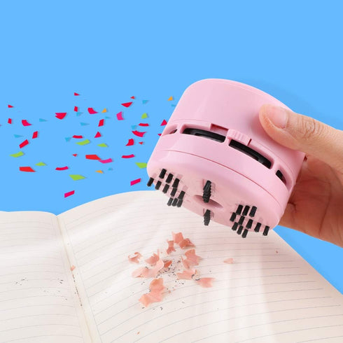 iSuperb Desktop Vacuum Cleaner Portable Keyboard Sweeper Mini Crumb Vacuum Cleaner Table Food Rubber Crumb Dust Remover Cleaner for Home, Office, ...