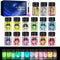 Glow in The Dark Glitter 15 Jar - 12 Colors Glow Glitter and 3 Colors Gold Foil Flakes, High Luminous Glitter for Resin Crafts, Cosmetic, Nail, Gl...