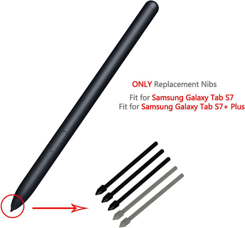Tab s7 Touch Stylus s Pen Nibs/Nibs Replacement for Samsung Galaxy Tab S7 T870 and Tab S7+ Plus T970 (Black)...