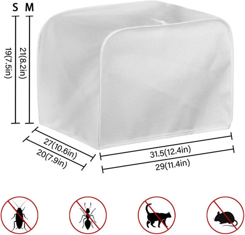 Blue Sea Turlte Toaster Oven Covers For Kitchen Counter Quilted Toaster Oven Dust Cover Small Appliance Cover Kitchen Broiler Appliance Organizer ...