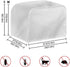 Toaster Cover 4 Slice Blue for Kitchen Galaxy Print Toaster Dust Cover, Washable & Waterproof for Kitchen Universal Size Microwave Oven Dustproof ...