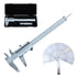 Vernier Caliper 6 Inch + Stainless Steel Feeler Gauge 32 Blade, 6" Stainless Steel Non Digital Caliper, 0-6Inch/0-150mm?0.02mm/0.001" High Precisi...
