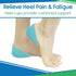 Heavy Duty Heel Cups for Heel Pain Relief & Support - Gel Cushion Shoe Inserts for Severs Disease & Plantar Fasciitis - Strong Honeycomb Pad for W...