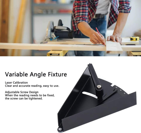Oumefar Corner Clamp, Variable Angle Fixture Adjustable Angle Clamp Woodworking Angle Clamp Fixer Corner Clamps for Woodworking Tools Welding Buil...