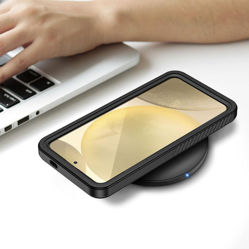 Lanhiem Magnetic for Samsung Galaxy S24+ Plus Case, IP68 Waterproof Dustproof Case with Built-in Screen Protector, Rugged Full Body Protective Cov...