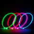 LED Dog Collar, Rechargeable Light Up Dog Collars,IP67 Waterproof Dog Lights for Night Walking?Adjustable, Reusable Safety Necklace for Small Medi...