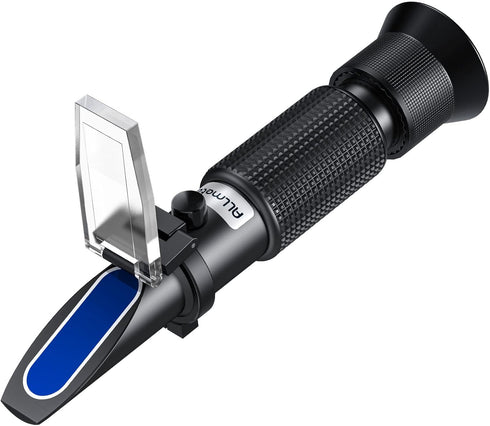 Grape Wine Refractometer Brix Alcohol Refractometer for Grape Wine Brewing Measure Sugar Content & Predict Alcohol Degree Dual Scale of 0-40% Brix...