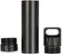 Outdoor Waterproof Capsule Portable Waterproof Container Seal Bottle Holder Case Aluminum(Black)...
