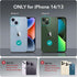ESR Clear Case for iPhone 13 and iPhone 14 - Military-Grade Protection, Shockproof Corners, Yellowing-Resistant Acrylic Back, Air Armor Phone Case...