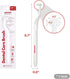 Dental Care Brush (Firm Bristles) - Resilient Toothbrush for Dog Tartar & Plaque Removal, Horizontal Head and S-curved Body...