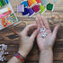 Peirich Friendship Bracelet Making Beads Kit, Letter Beads,22 Multi-Color Embroidery Floss Over 1900 pcs"A-Z" Alphabet Beads Beads Bracelets Strin...