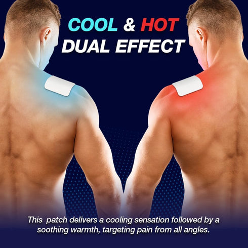 AREX Cool & Hot Pain Relieving Patch, Medium 4 Pack (40 Patches Total)...
