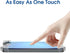 amFilm3+3 Pack Auto-Alignment Magnetic OneTouch for Samsung Galaxy S24 Plus 6.7” Tempered Glass Screen Protector +3 Camera Lens Protector, 30 Seco...