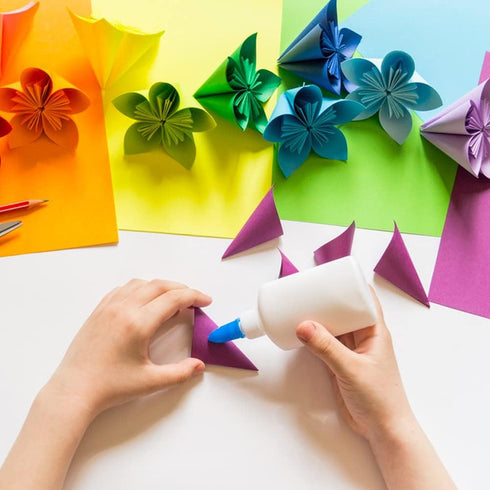 Origami Paper, Pack of 200 Sheets - 20 Vivid Colors - Double Sided - 6 Inch Square, Easy Fold Paper for Kids Adult Beginners Training Arts & Craft...