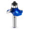 3/8" Radius Roundover Router Bit 1/4 Inch Shank, Carbide Tip 2 Flutes Rounding Over Edge Forming Router Bit with Bearing Guide CNC Woodworking Too...