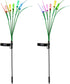Solar Outdoor Garden Lights,LED Solar Swaying Lights for Garden Patio Yard Pathway Walkway Wedding Party Christmas Landscape Lighting(Multicoloure...