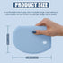 Silicone Dough Scraper with Stainless Steel Sheet, Curved Edge Flexible Bowl Scraper for Baking, Food Grade Silicone Bench Scraper for Sourdough B...