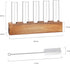 Plant Propagation Station, Plant Terrarium with Wooden Stand for Hydroponics Plants Office Decor Unique Gardening Gifts for Women Plant Lovers - 5...