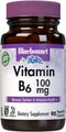 BlueBonnet Nutrition Vitamin B6 Vegetable Capsules, 100 mg, for Cardiovascular and Nervous System Health, 90 Count...
