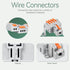10pcs Electrical Wire Connectors, DIY Butt Terminal Connectors for 4 Circuit Inline Splices (1 in 4 Out)...